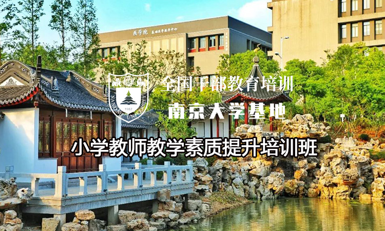南京大学小学教师教学素质提升培训班